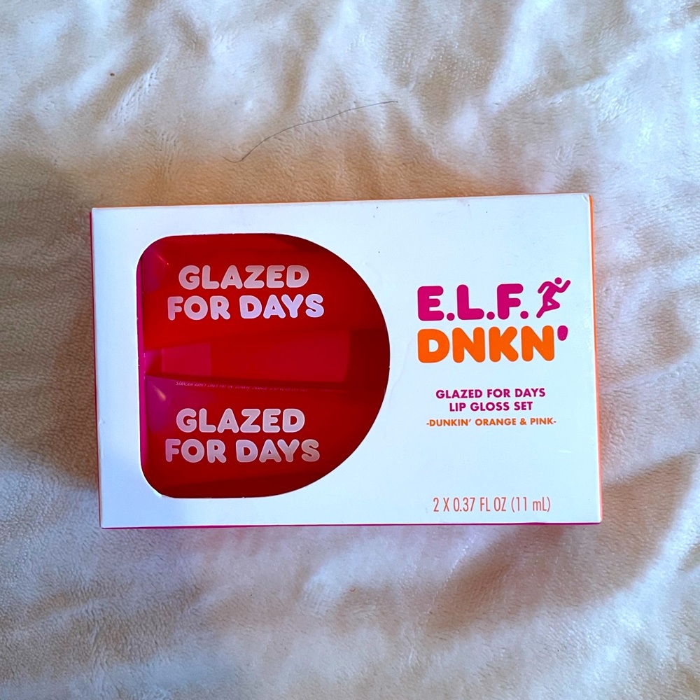 Elf Dnkn’ lipgloss set
